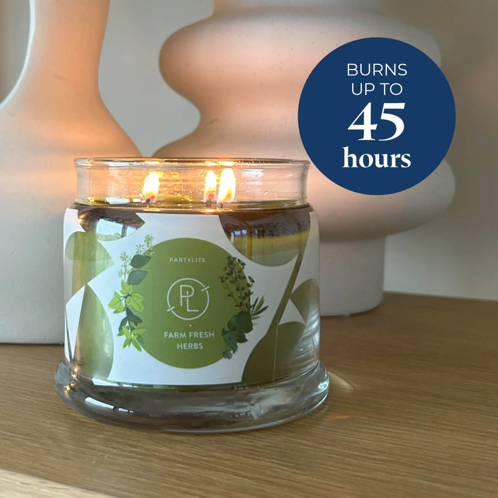 Farm Fresh Herbs 3-Wick Jar Candle - Image 5