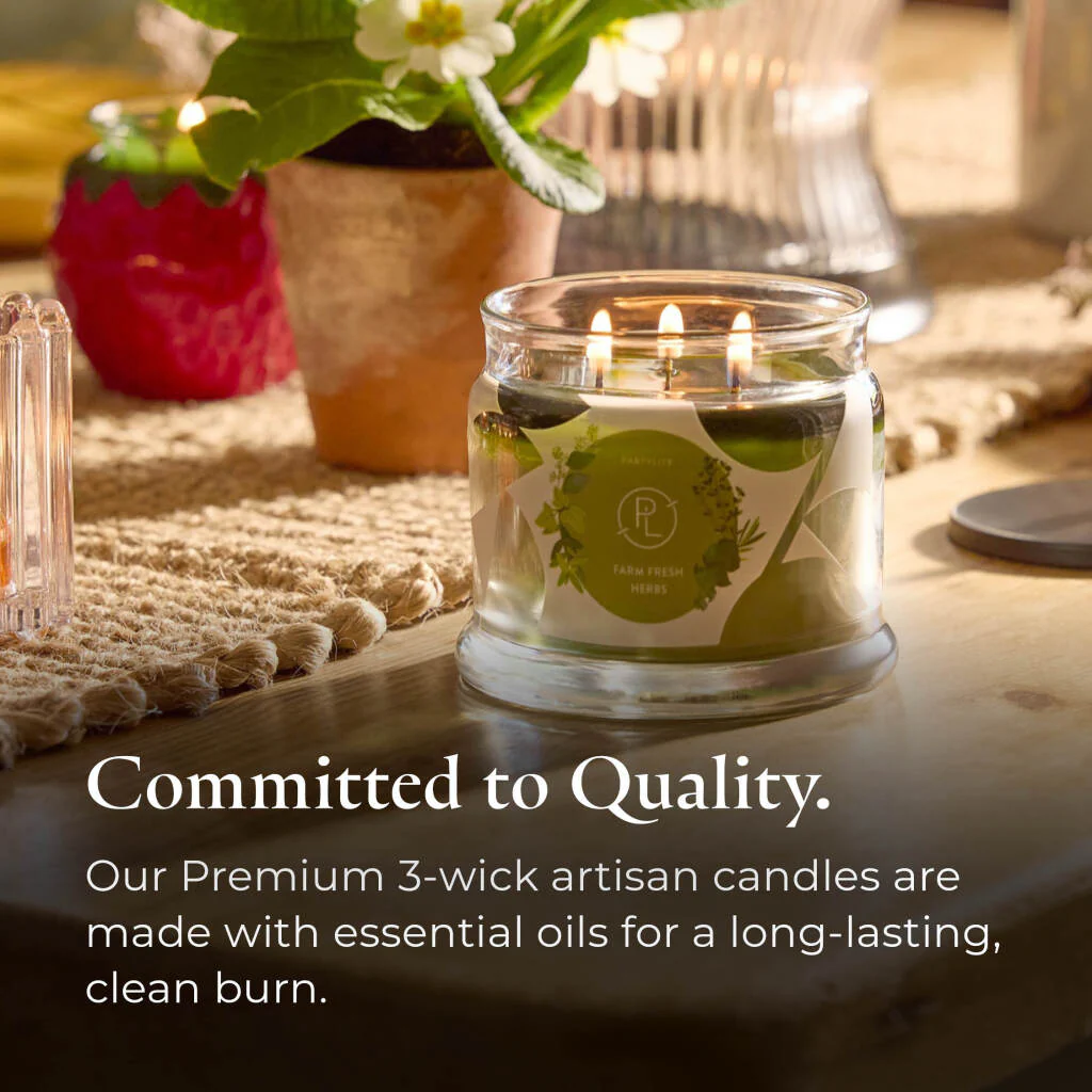 Farm Fresh Herbs 3-Wick Jar Candle - Image 7