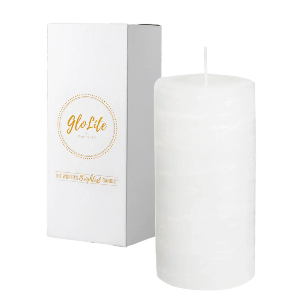 GloLite by PartyLite® Iced Snowberries™ Pillar Candle - Image 3