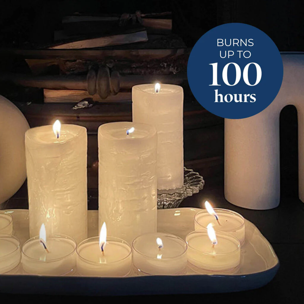 GloLite by PartyLite® Iced Snowberries™ Pillar Candle - Image 6