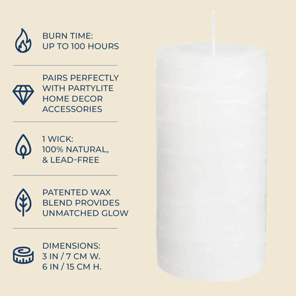 GloLite by PartyLite® Iced Snowberries™ Pillar Candle - Image 7