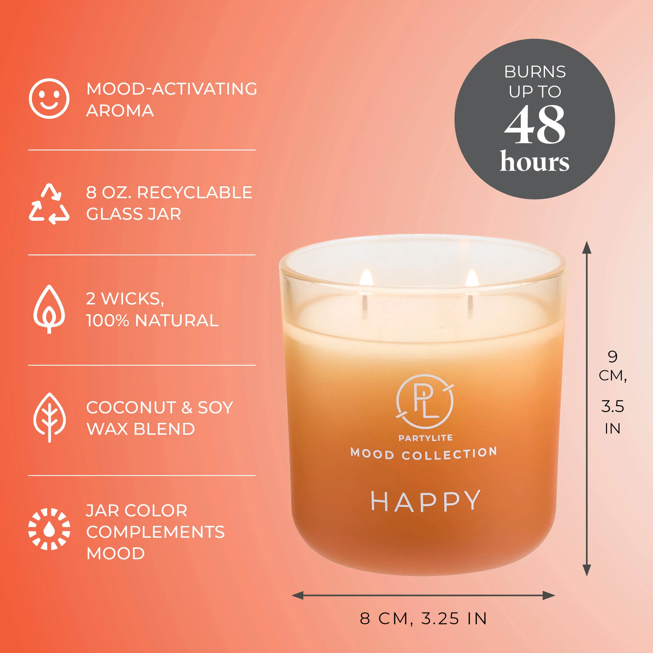 Happy Ombre Jar Candle - Image 5
