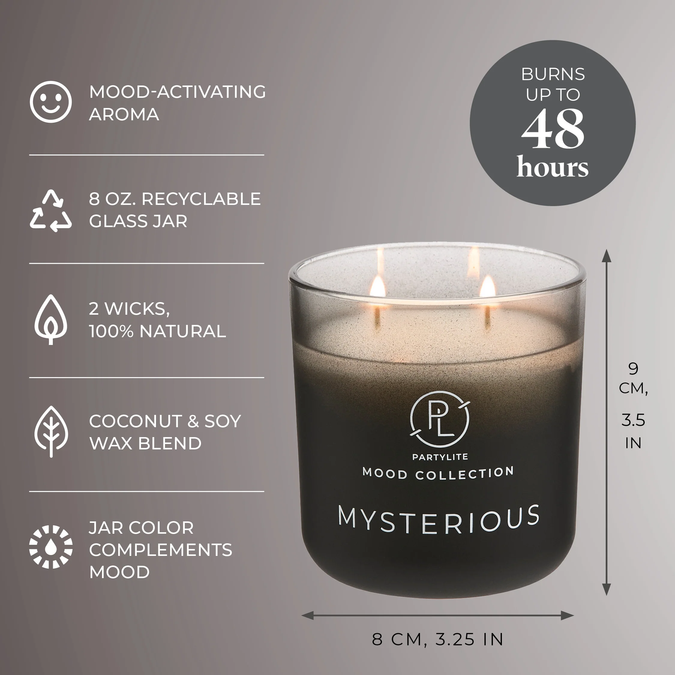 Mysterious Ombre Jar Candle - Image 5