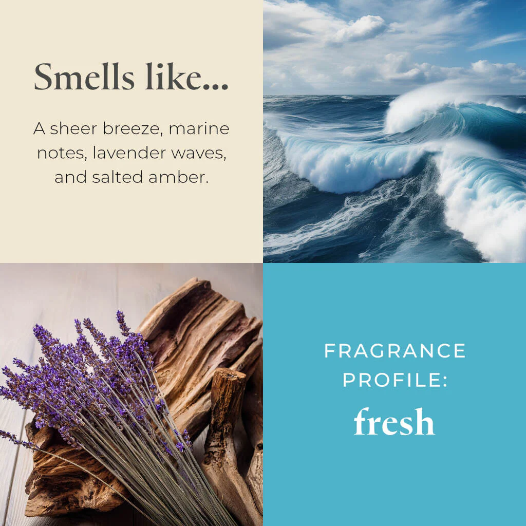 Ocean Lavender 3-Wick Jar Candle - Image 4