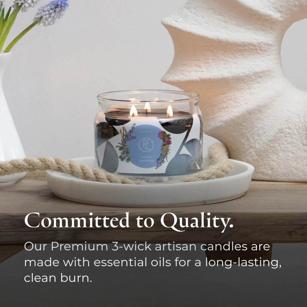 Ocean Lavender 3-Wick Jar Candle - Image 7