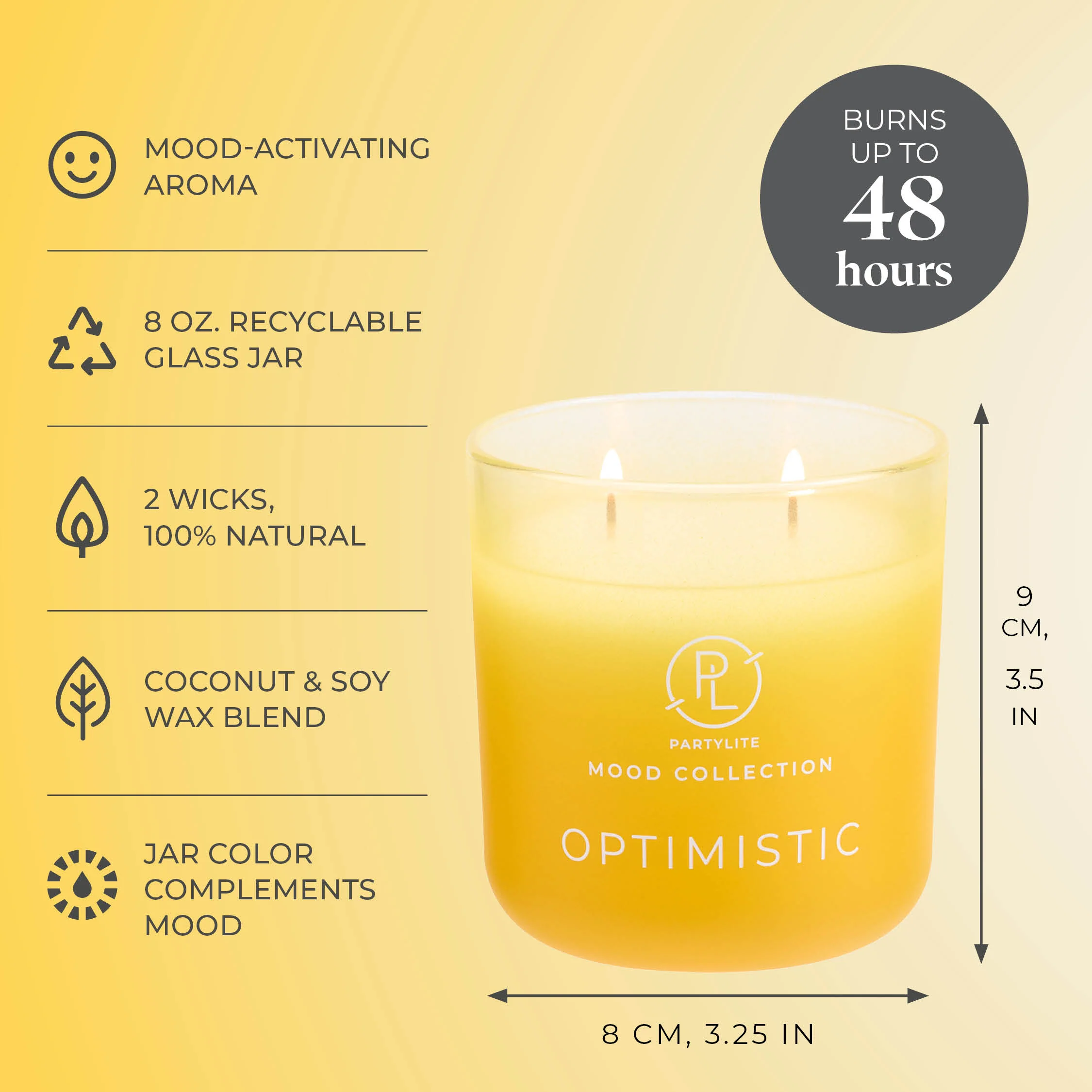 Optimistic Ombre Jar Candle - Image 5