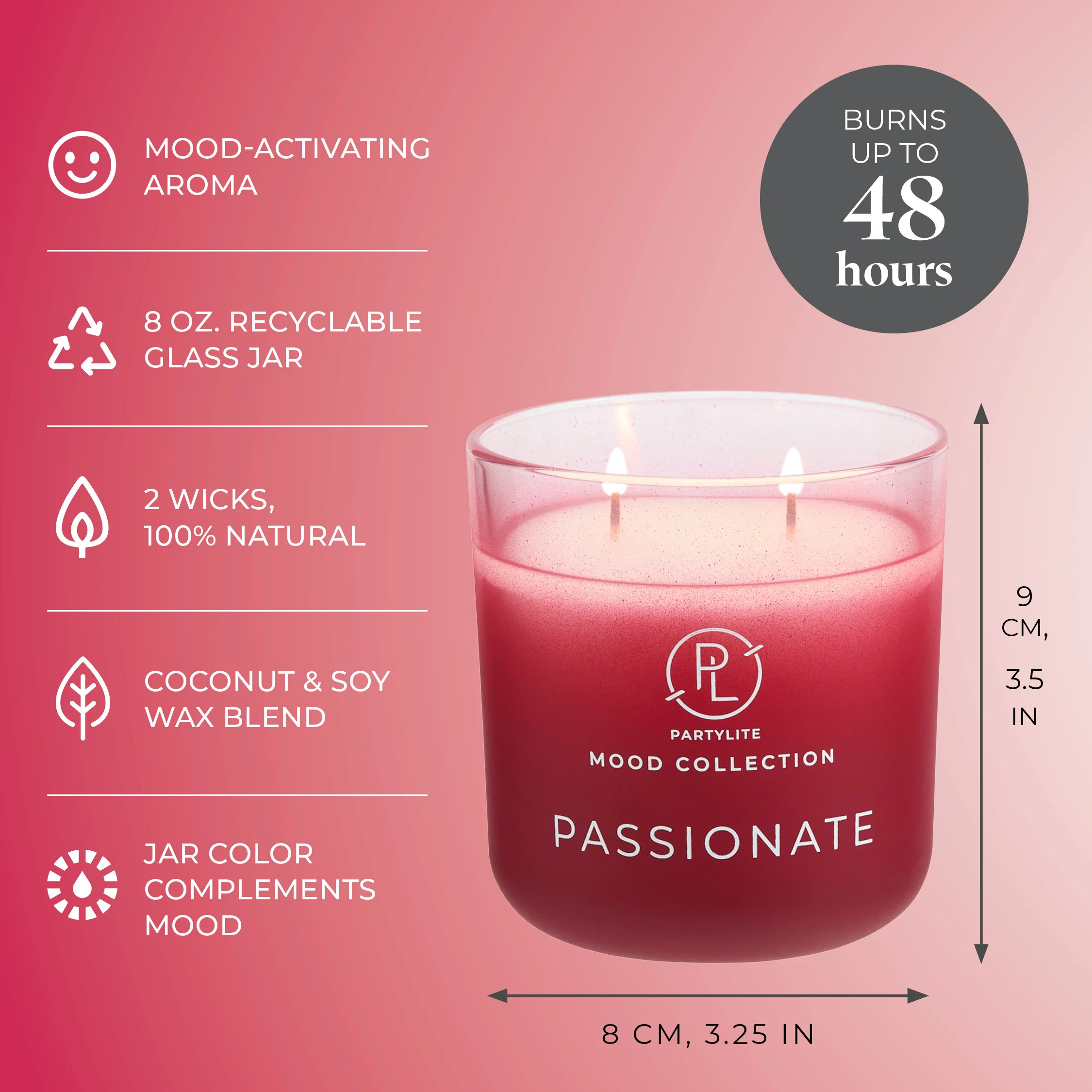 Passionate Ombre Jar Candle - Image 5