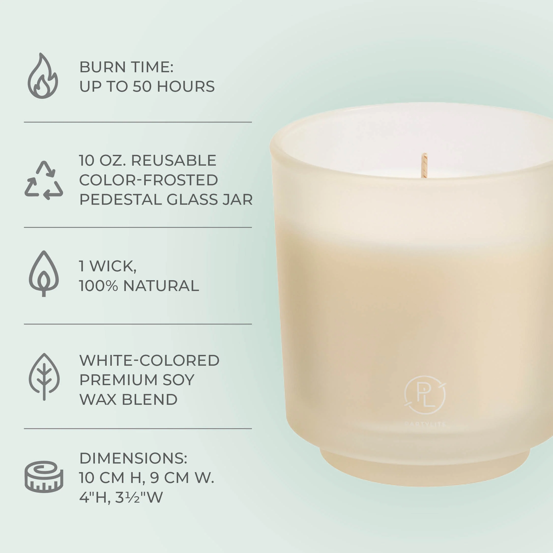 Refillable by PartyLite Iced Snowberries™ Jar Candle - Image 6