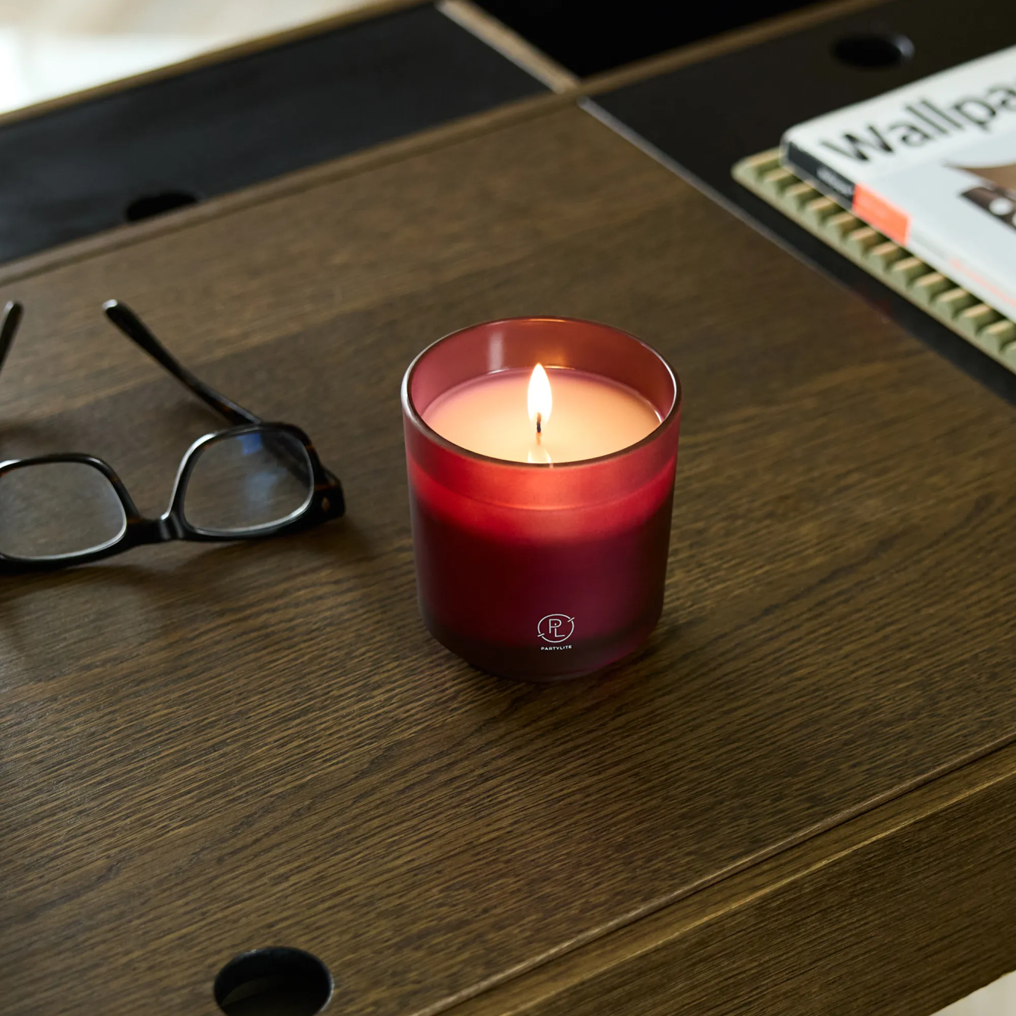 Refillable by PartyLite Mulberry Jar Candle - Image 3