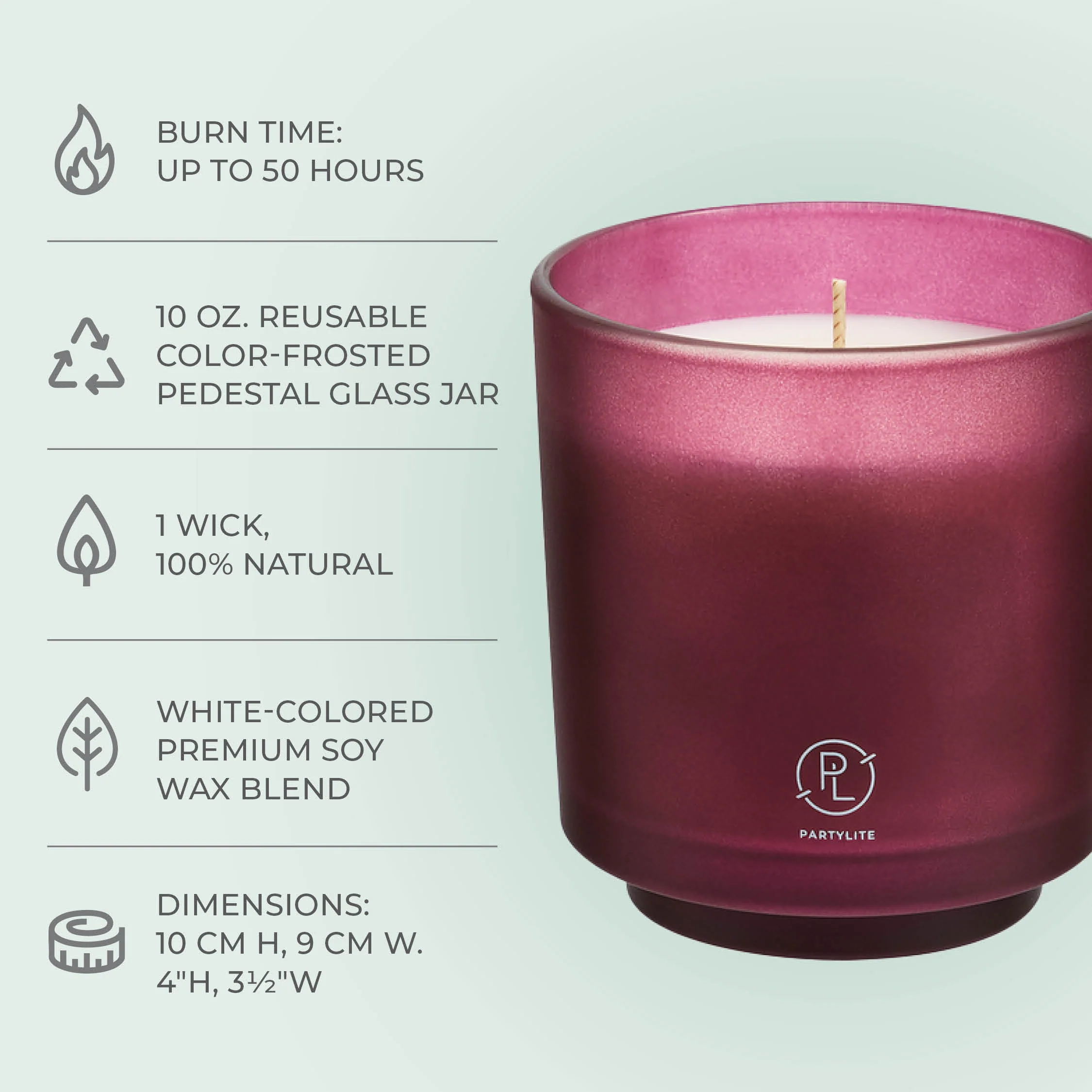 Refillable by PartyLite Mulberry Jar Candle - Image 6