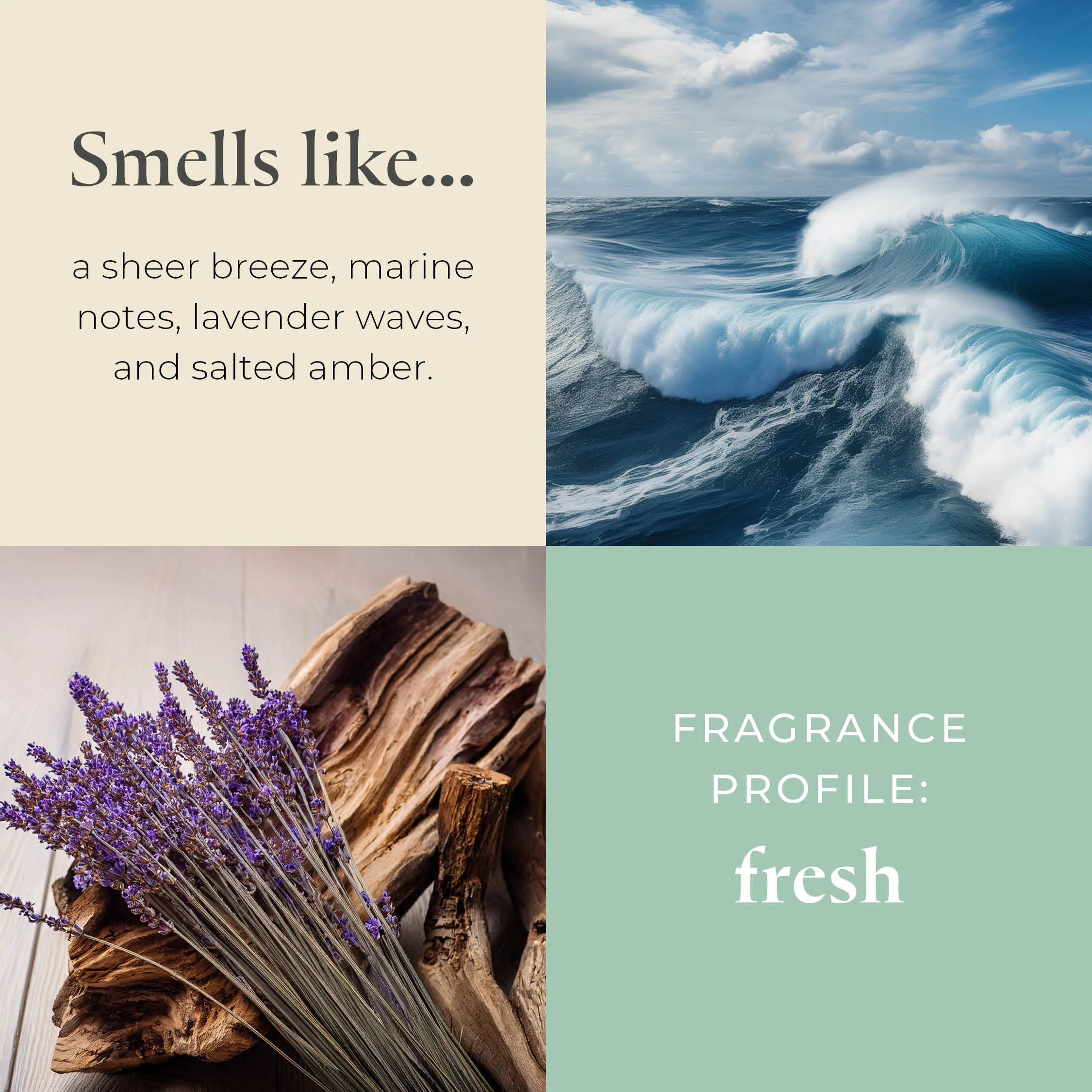 Refillable by PartyLite Ocean Lavender Candle Refill - Image 3