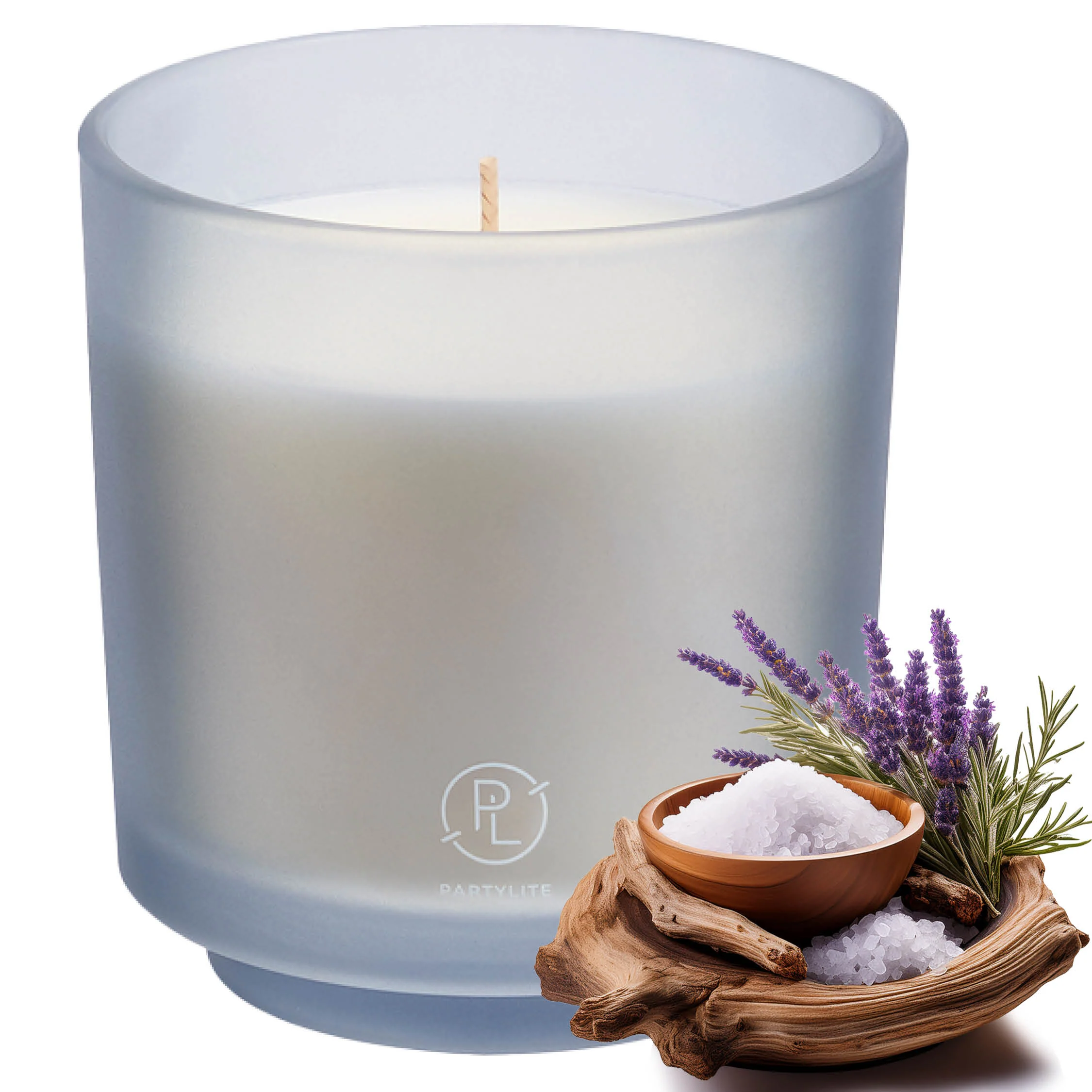 Refillable by PartyLite Ocean Lavender Jar Candle - Image 2