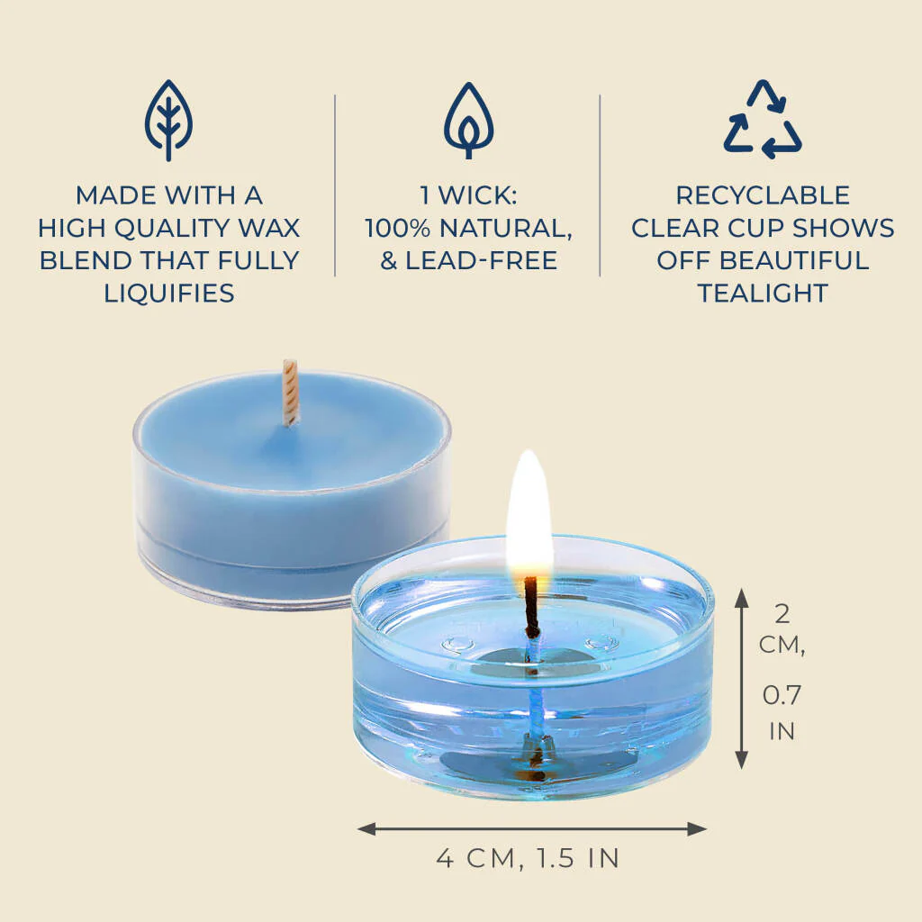 Sea Salt & Sage Universal Tealight® Candles - Image 6